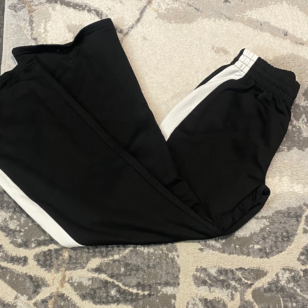 Fashion Nova Kids Black and White Joggers